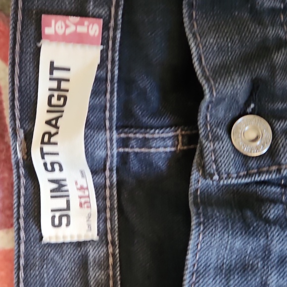 Levis upcycle jean shorts 40/30 - Picture 3 of 8